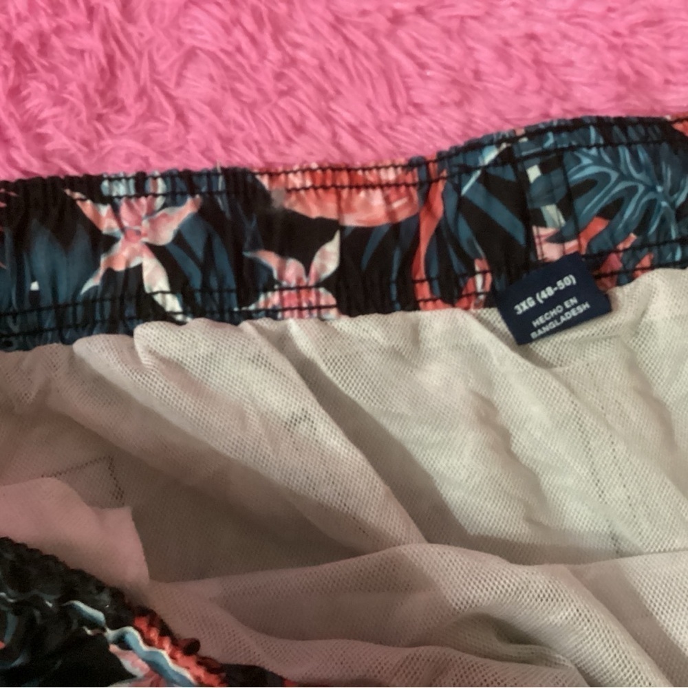 3 PAIR MENS SWIM TRUNKS 3XL HARD TO FIND SIZE GEORGE & FADED GLORY - Picture 4 of 6